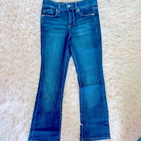 Sonoma Girls Bootcut Jeans Denim Blue Snap and Zip 7 NWOT - Picture 6 of 6